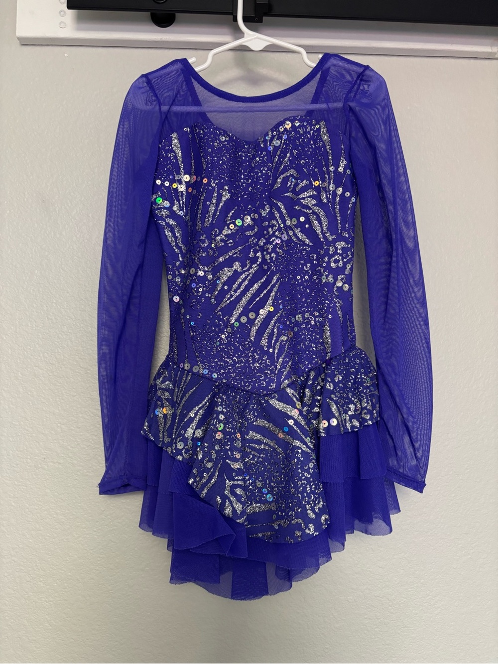 Royal Purple Sequin Girls' Dance Costume